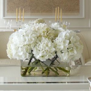 Rectangular glass vase